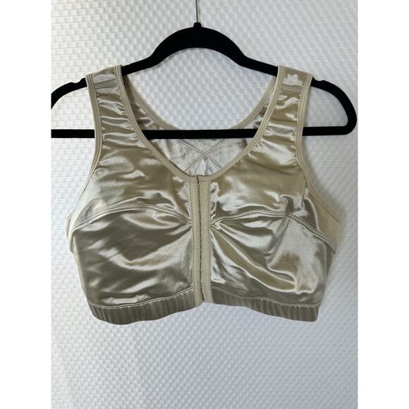 Enell NL100 Wireless High Impact Sports Bra 261 Size 4 Ecru - Picture 4 of 8